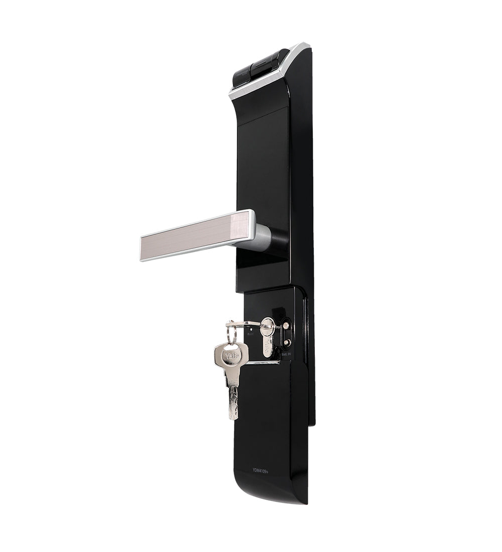 YDM 4109- A Series, Biometric Smart Lock, Black