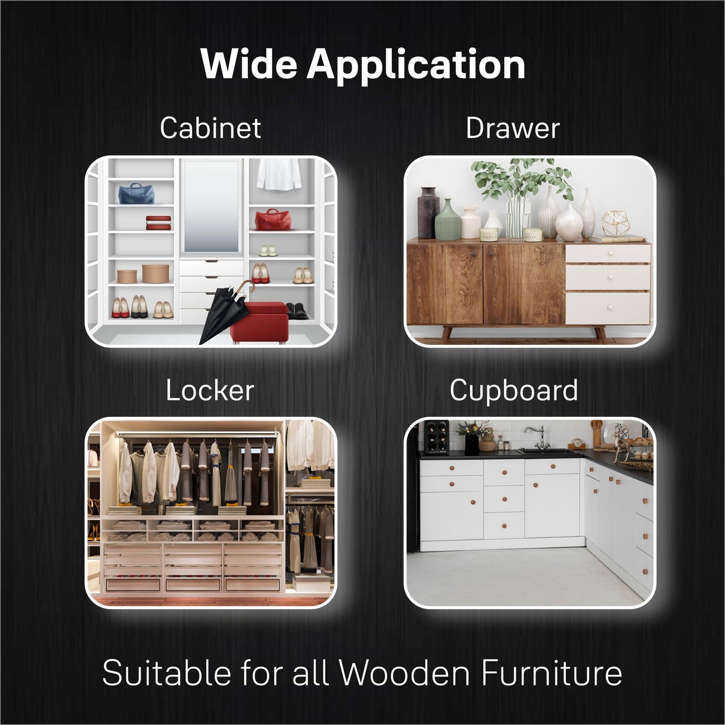 Biometric Smart Premium Furniture Lock - Sliding