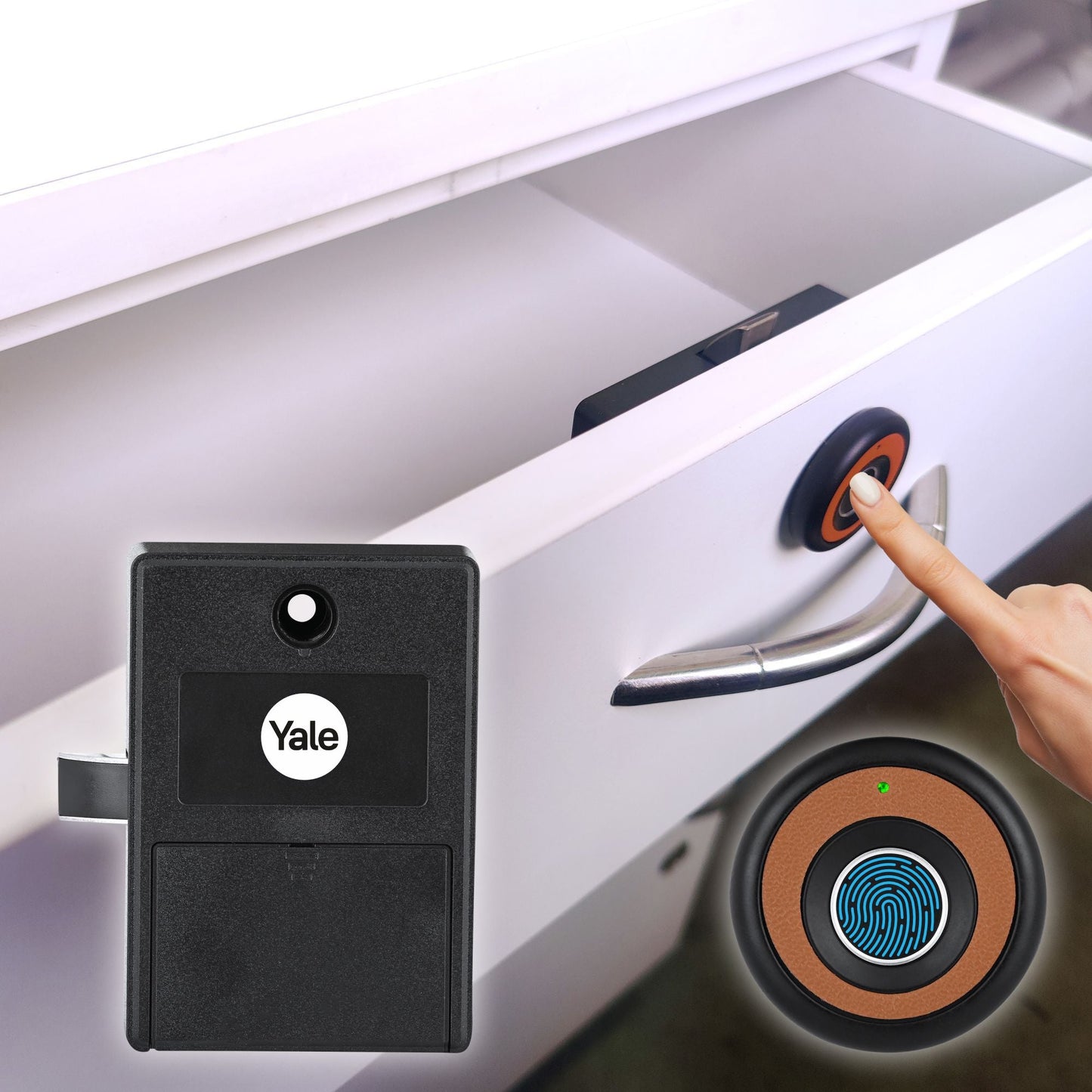 Biometric Smart Premium Furniture Lock - Sliding