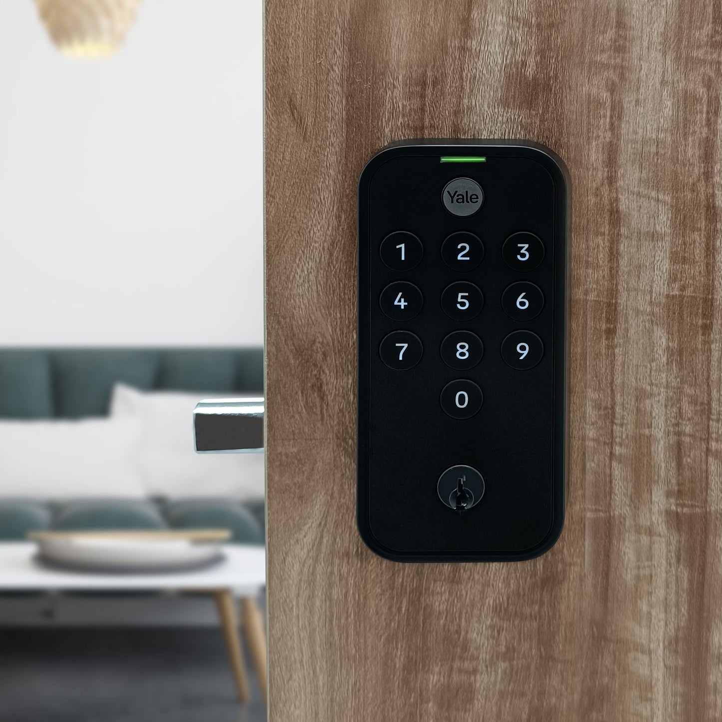 Yale TYE Digital Lock, Black Color, with PIN and Manual Key