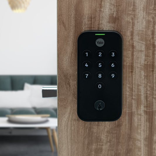 Yale TYE Digital Lock, Black Color, with PIN and Manual Key