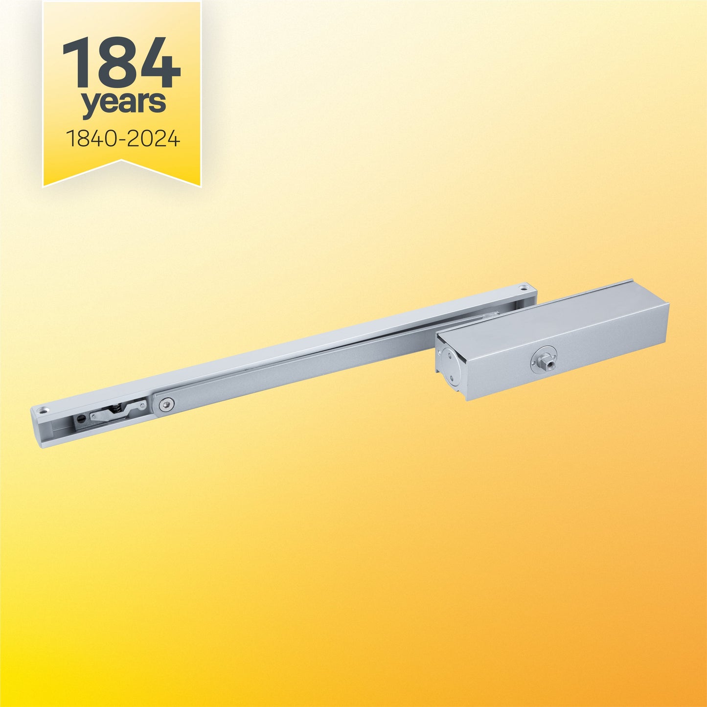 DCR-3003 SH Surface Mounted, Size 3, Slide Arm & Track, Hold Open, Silver, 60KG