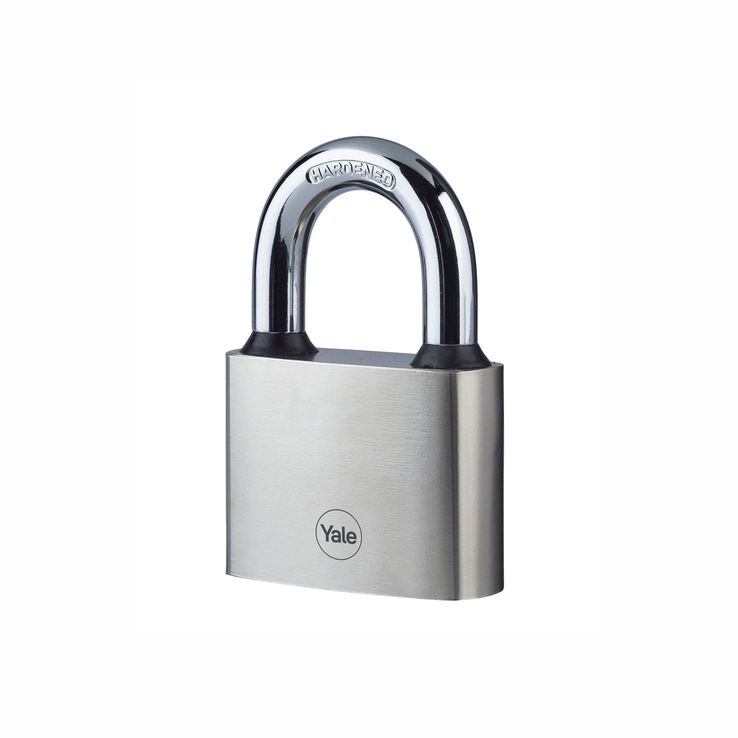 Y112/50/128/1 Yale 50mm Iron Disc Padlock with 3 Retaining Keys (Silver Finish)
