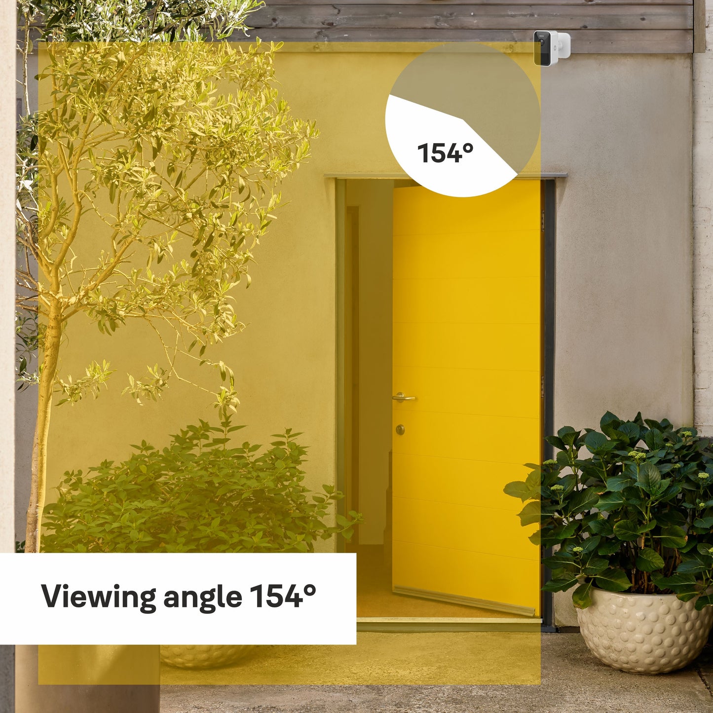Yale Smart Outdoor Camera 1080p FHD | Motion Trigger | 2-way Audio | Color Night vision | Spotlight | Solar Charger (Optional) | Works with Yale home App