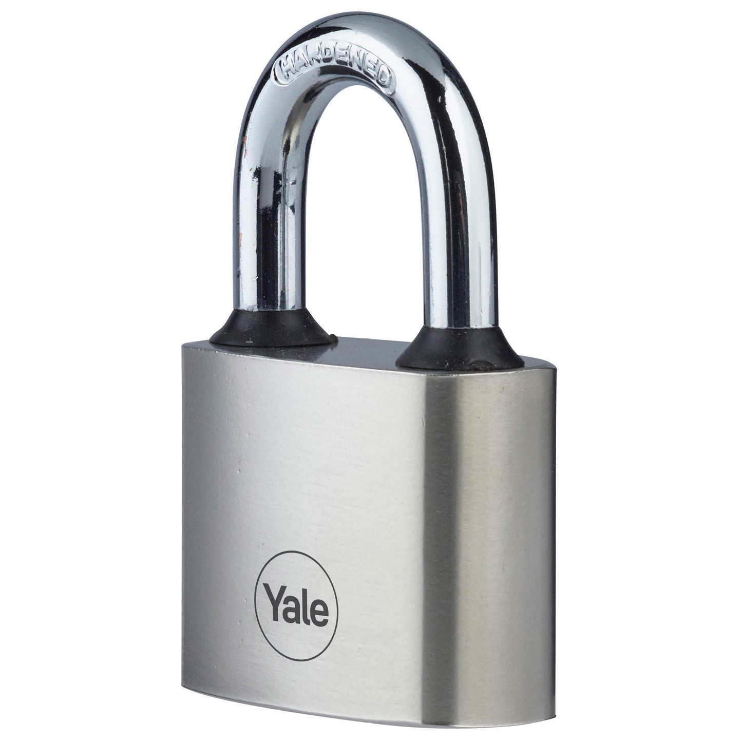 Y112/40/124/1 Yale 40mm Iron Disc Padlock with 3 Retaining Keys (Silver Finish)