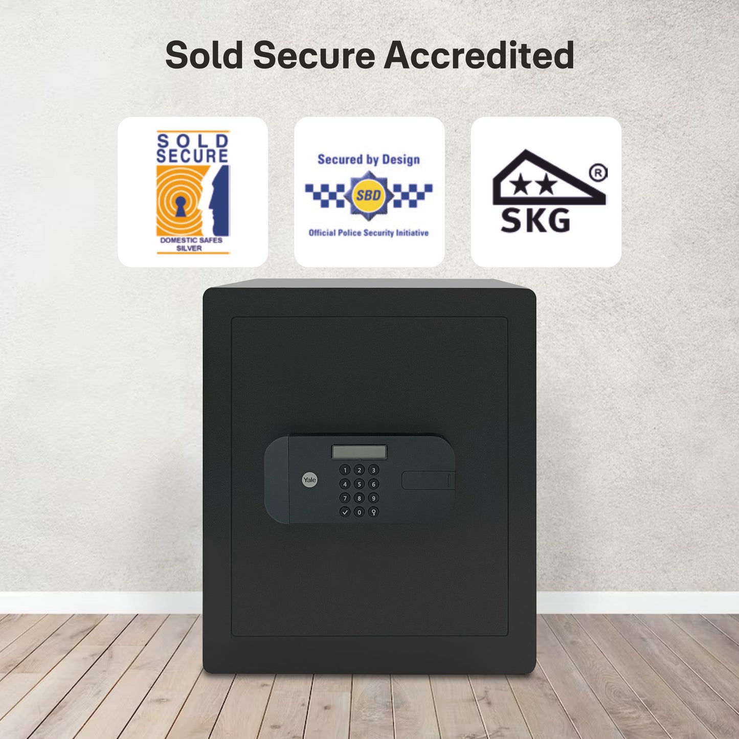 YSEB/400/EB1 High Security Office Digital Safe Locker - Pin Access - Black
