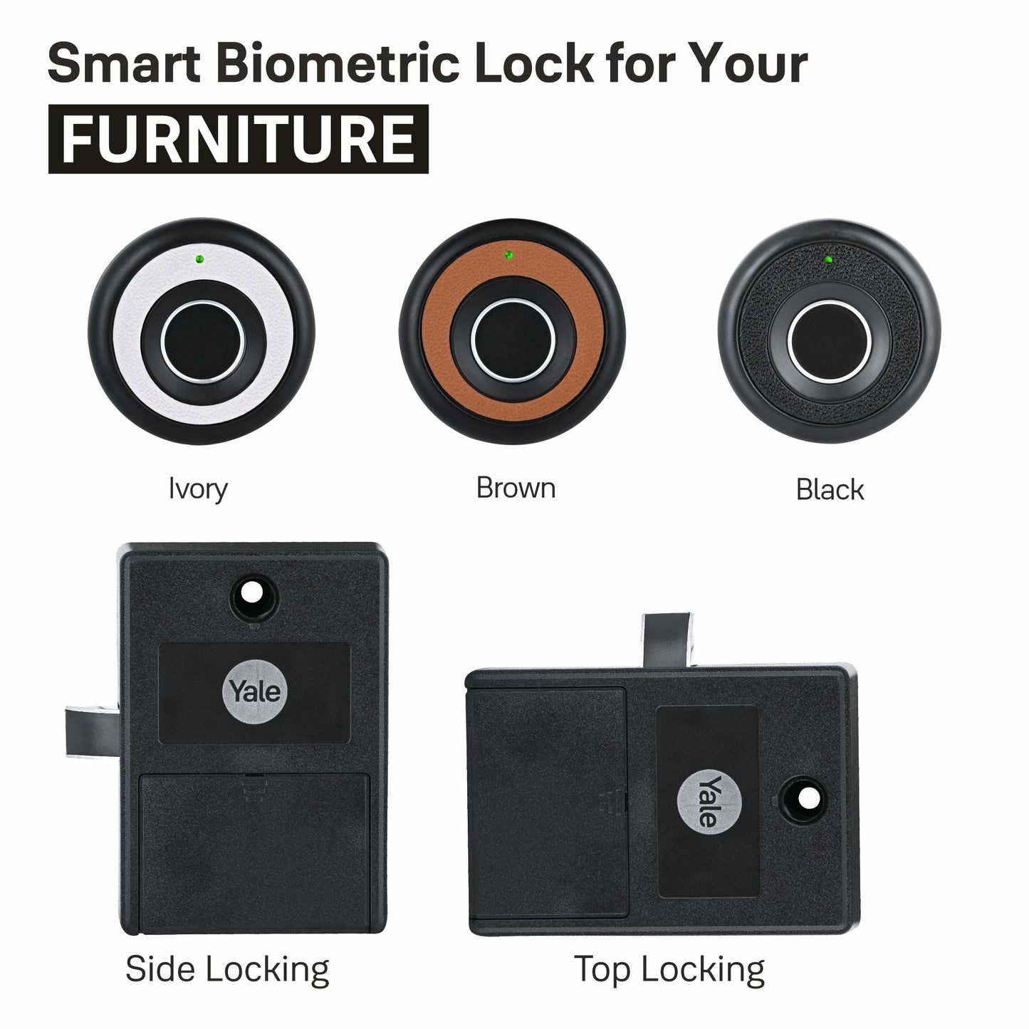 Biometric Smart Premium Furniture Lock - No Need for Separate Handle
