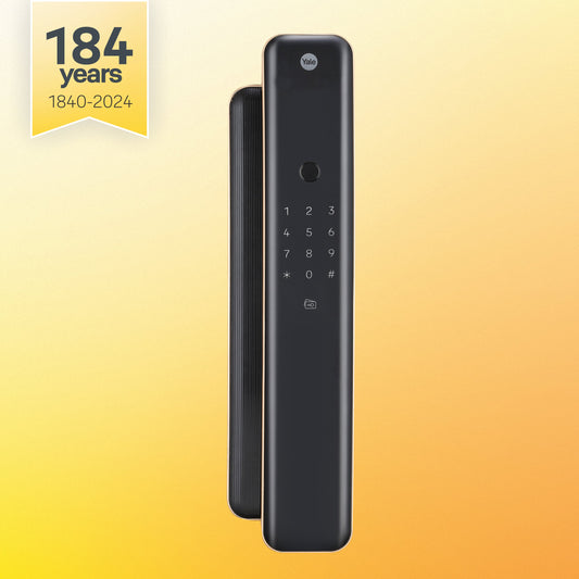 Yale Luna Pro Smart Lock with Fingerprint, PIN, RFID and Manual Key (Bluetooth Module and Wifi Bridge Included)