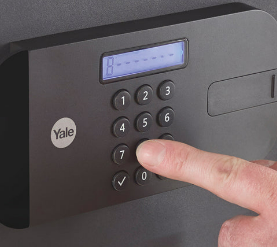 YSEB/250/EB1 High Security Compact Digital Safe Locker PIN, Black