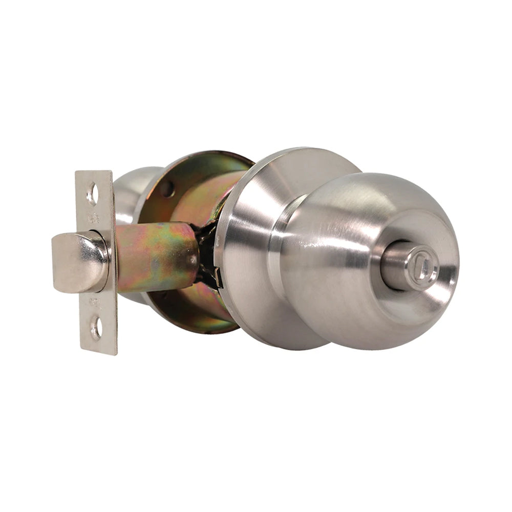 CA5127 Knobset 60/70mm B/S, Entrance, Satin Steel