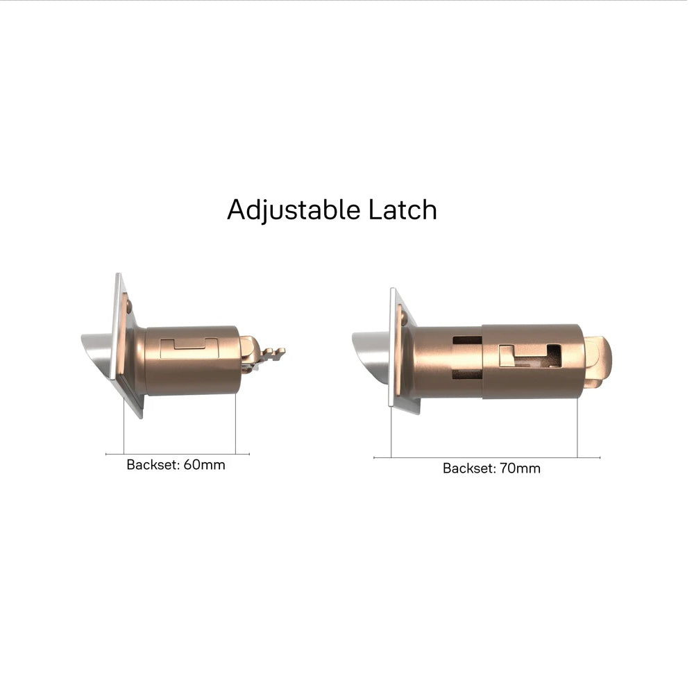 CA5127 Knobset 60/70mm B/S, Entrance, Satin Steel