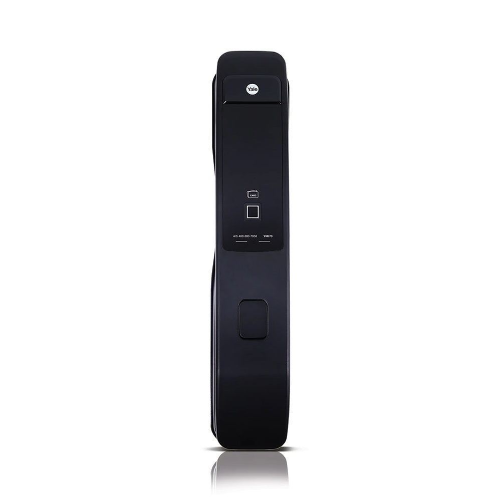 YMI 70 MB- A Series, Push Pull Smart Lock, Matt Black (Bluetooth Module and Wifi Bridge Included)