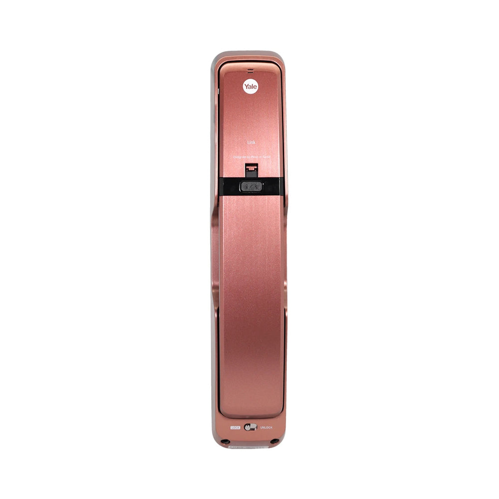 YMI 70 RB - A Series, Push Pull Smart Lock, Red Bronze (Bluetooth Module and Wifi Bridge Included)