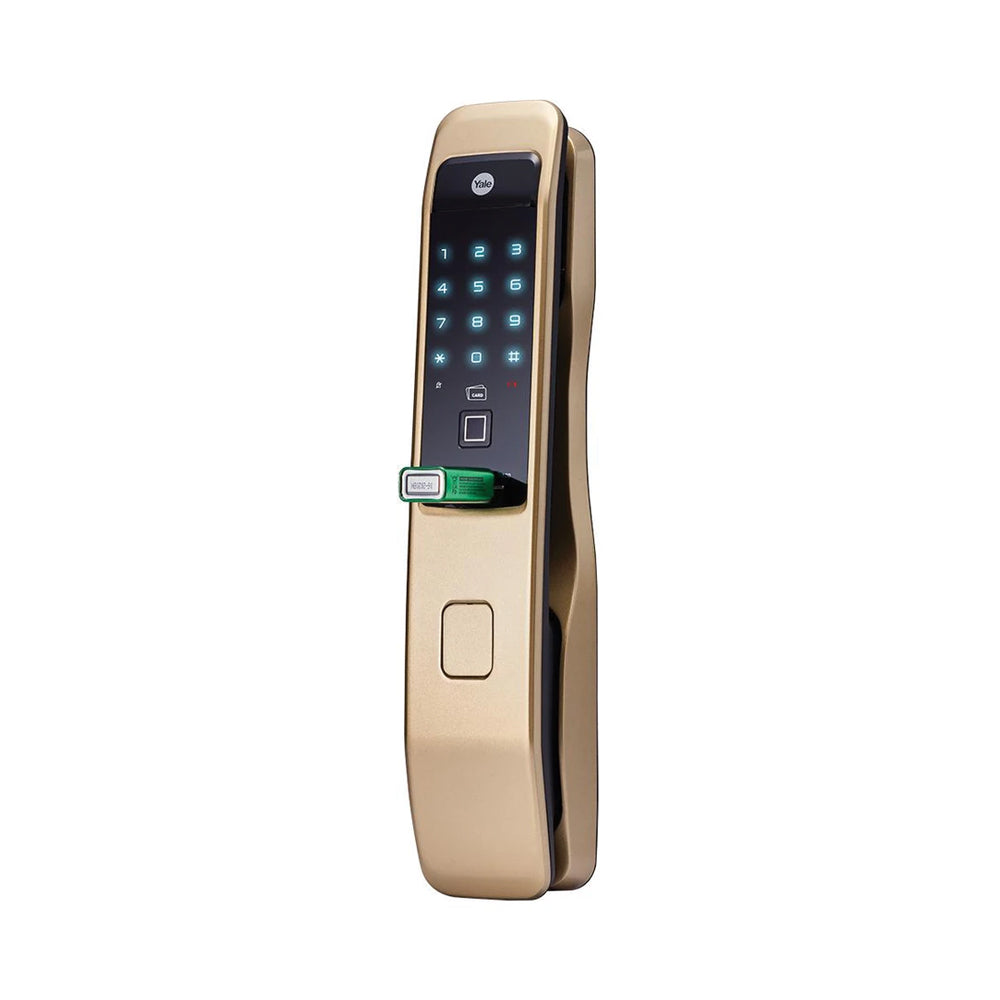 YMI 70 CG - A Series Push Pull Smart Lock, Red Gold (Bluetooth Module and Wifi Bridge Included)