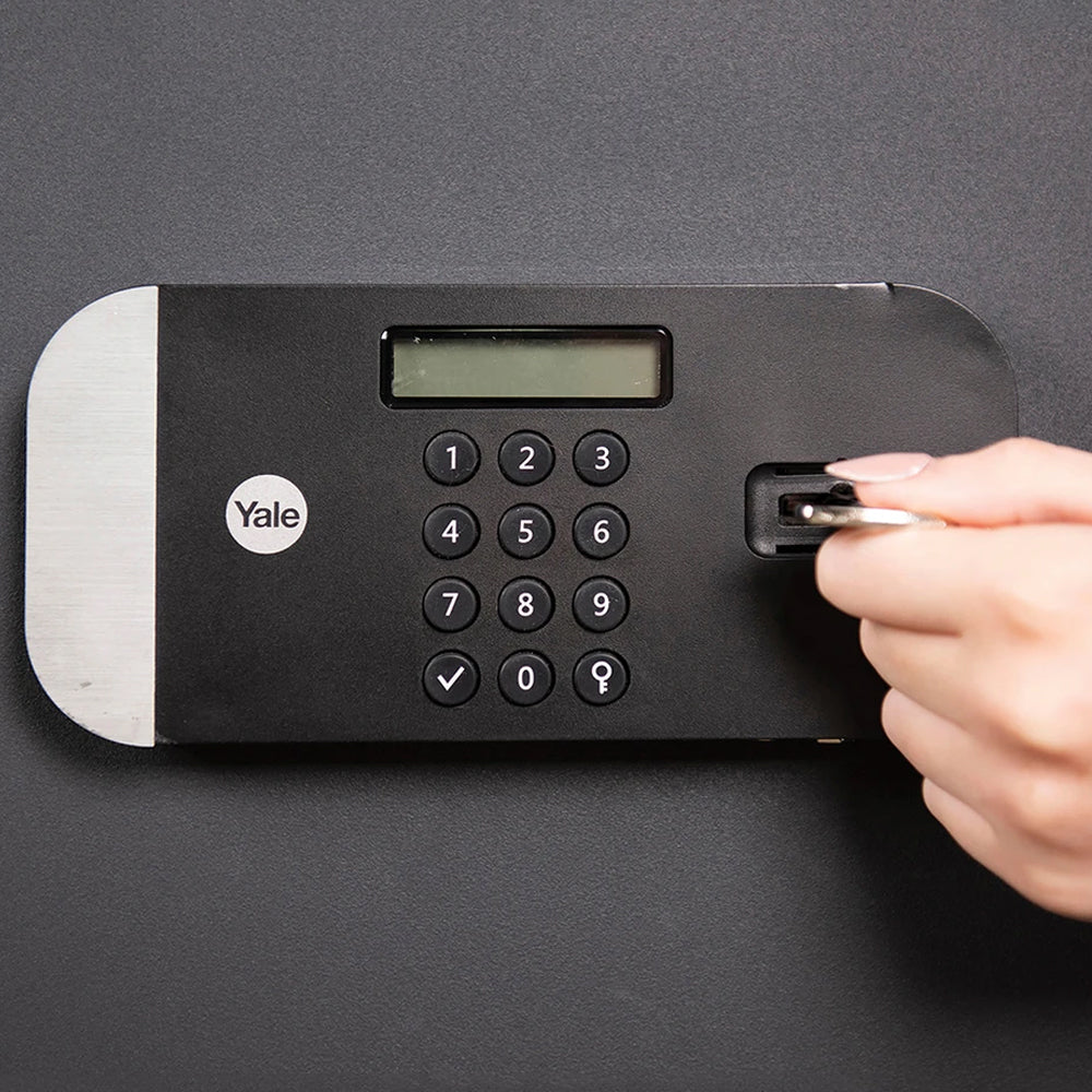 YSEM/400/EG1 Maximum Security Certified Safe-Office Safe Locker, PIN, Black