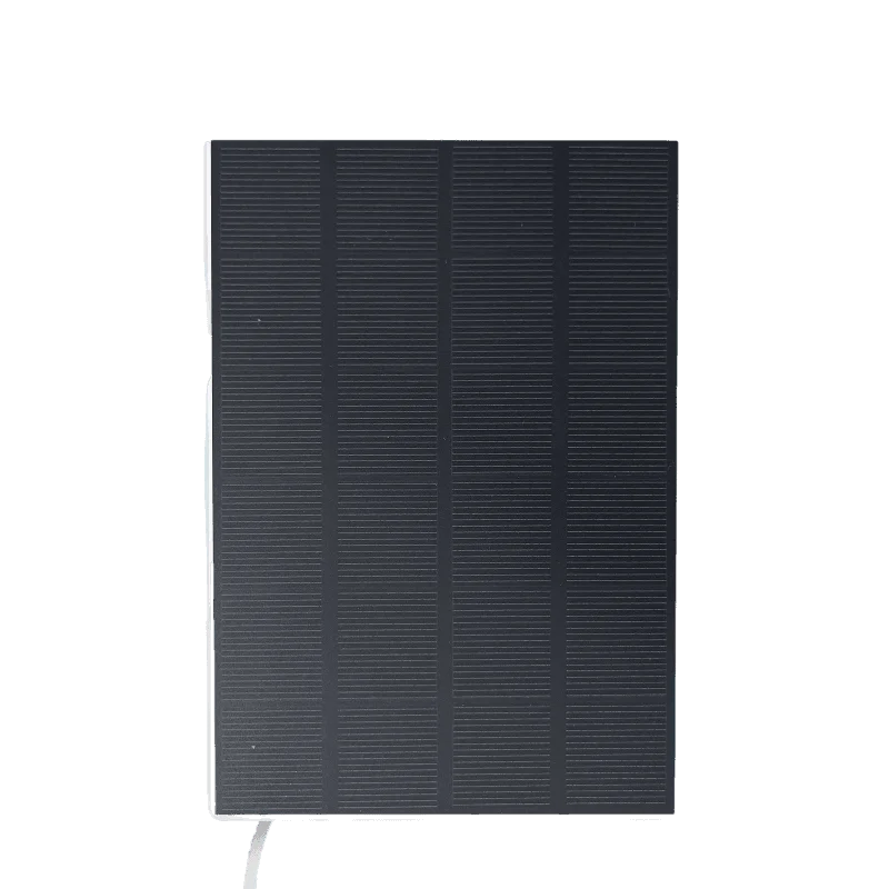 Yale Solar Panel Charger for Smart Outdoor Camera, weather resistant with built-in 2 meter long USB- cable
