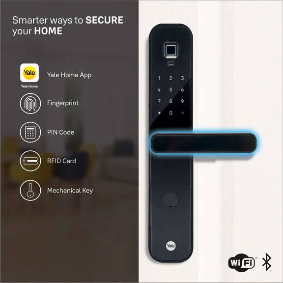Yale YDM7220A Biosecure Smart Lock with Fingerprint, PIN, RFID and Manual Key