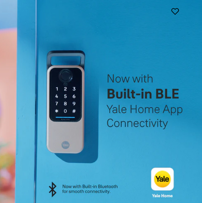 ByYou V Pro Smart Door Lock with 5 Way Unlocking Fingerprints, In-built Bluetooth, PIN Code, RFID Tag, Manual Key (Black/Gold)