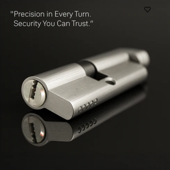 Yale Cylinder (70 MM TT SN DK-S) with Inside Thumb turn, Satin Nickel, Dimple Keys (5nos.)