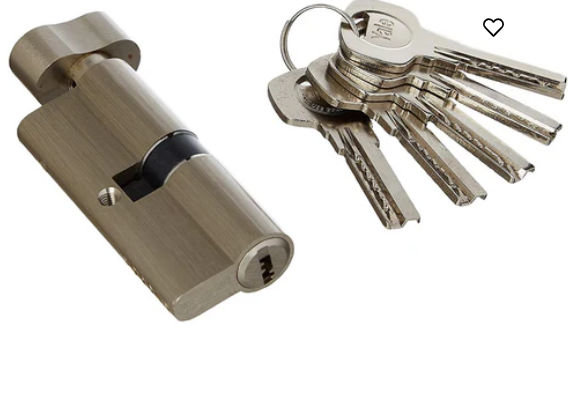 60 MM TT SN DK-S Cylinder with Inside Thumbturn, SN,Dimpled Key