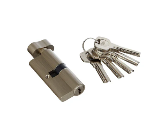 60 MM TT PRG DK-S Cylinder with Inside Thumbturn, PVD Rose Gold ,Dimpled Key
