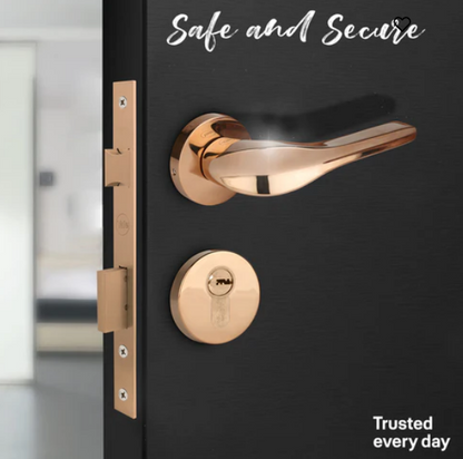 60 MM TT PRG DK-S Cylinder with Inside Thumbturn, PVD Rose Gold ,Dimpled Key