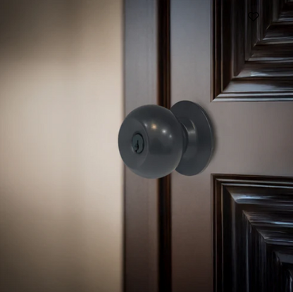 CA5122 US 19 Knobset 60/70mm Backset, Bathroom (without key) Black