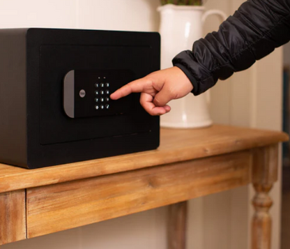 YSS/250/EB1 Smart Digital Safe Locker-Home, PIN, Black, Mobile APP