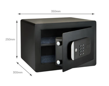 YSS/250/EB1 Smart Digital Safe Locker-Home, PIN, Black, Mobile APP