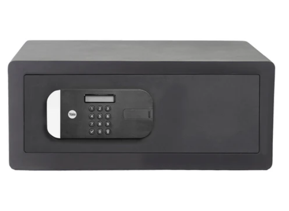 YLFM/200/EG1 Maximum Security Laptop Digital Locker with Fingerprint and Pin Access - Grey