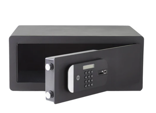 YLFB/200/EB1 High Security Laptop Digital Safe Locker with Fingerprint and Pin Access - Black