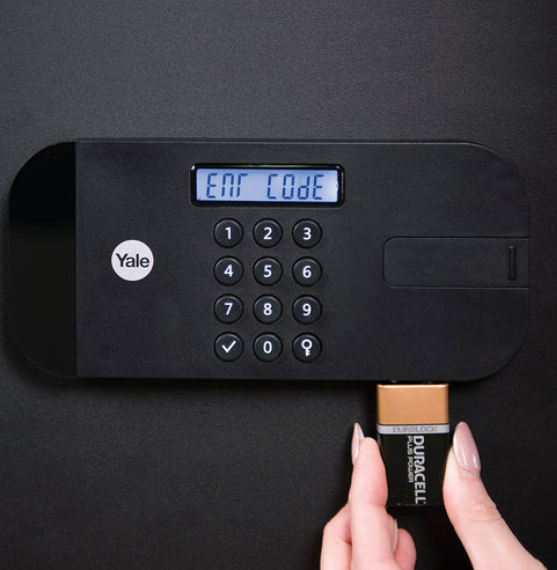 YSEB/250/EB1 High Security Compact Digital Safe Locker PIN, Black
