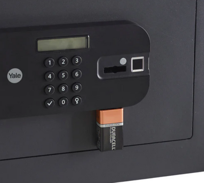 Yale YSFM/520/EG1 Maximum Security Large Digital Locker with Fingerprint and Pin Access - Grey