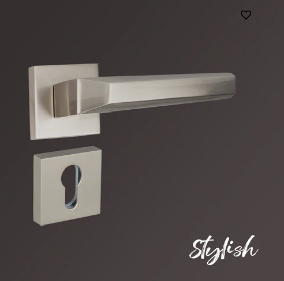 YPBL-804-Solid Brass Premium Lever Handle, Satin Steel