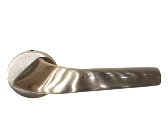 YPBL-802-SS Solid Brass Lever Handle, Satin Nickel