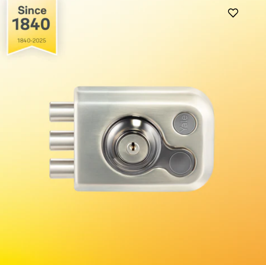 Yale Kratos™ RIM lock KRT-3B-DC-SSM/BN – Tribolt, 3 Deadbolts, Both Side Keys, 4nos. Dimple Keys (SSM/BN Finish)