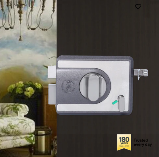 CBS-Cinco Stark Series Premium Rim Main Door Lock , Knob Inside, Grey
