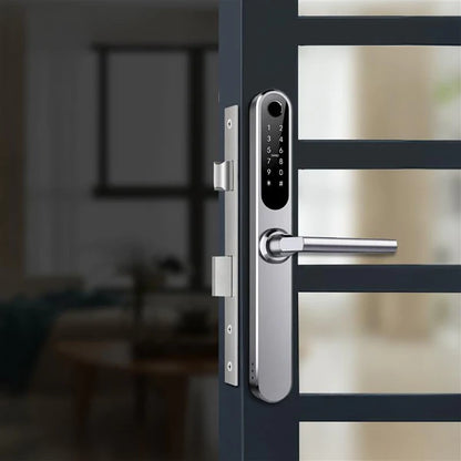 Yale YDAL-OD-BL Aluminium Profile Doors & Windows Digital Lock Suitable for Opening Door Black/Silver