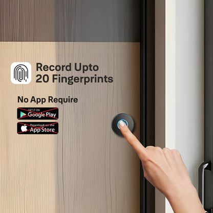 Yale YLDRPSL Biometric Smart Premium Sliding Wardrobe Lock With 1 Year Warranty (Black)